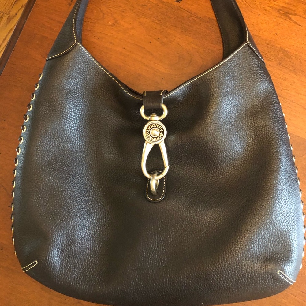Dooney & Bourke brown leather hobo